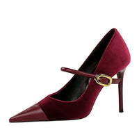 Funki Buys | Shoes | Women's Luxury Velvet Pointed Toe Stiletto Pumps