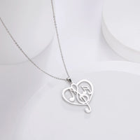 Funki Buys | Necklaces | Women's Treble Note Clef Symbol Music Necklace