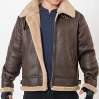 Funki Buys | Jackets | Men's Faux Leather Fleece Winter Warm Jacket