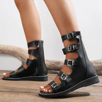 Funki Buys | Shoes | Women's Gothic Open-toe Roman Sandals