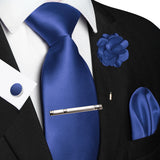 Funki Buys | Neckties | Men's Luxury 5 Pcs Ridged Silk Tie Set
