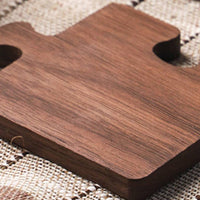 Funki Buys | Coasters | Natural Wood Jigsaw Puzzle Coasters |1|6 Pcs