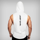 Funki Buys | Shirts | Men's Muscle Fitness Hoodie Gym Tank Top