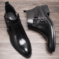 Funki Buys | Boots | Men's Luxury Formal Leather Dress Boots