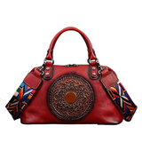 Funki Buys | Bags | Handbags | Women's Retro Genuine Leather Handbag