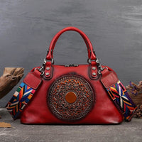 Funki Buys | Bags | Handbags | Women's Retro Genuine Leather Handbag