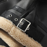 Funki Buys | Jackets | Men's Plush Imitation Sheepskin Leather Jacket