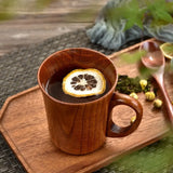 Funki Buys | Mugs | Natural Wood Coffee Tea Mug | Japanese Jujube Wood