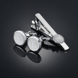 Funki Buys | Cufflinks | Men's Letter A-Z Cufflinks Tie Clip Set
