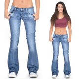 Funki Buys | Pants | Women's Flare Jeans Mid Waist Bell Jeans