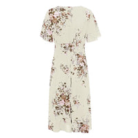 Funki Buys | Dresses | Women's Plus Size Floral Chiffon Flower Dress