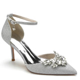 Funki Buys | Shoes | Women's Sequin Glitter Bridal Prom Stiletto