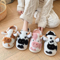 Funki Buys | Shoes | Women's Warm Cartoon Cow Slippers
