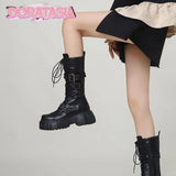 Funki Buys | Boots | Women's Punk Gothic Rivit Platform Boots