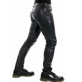 Funki Buys | Pants | Men's Luxury Faux Leather Pants | Tight Slim Fit