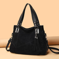 Funki Buys | Bags | Handbags | Women's Soft Suede Leather Shoulder Bag