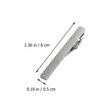 Men's 8 Pcs Fashionable Metal Tie Clip Set - Silver/Gold - 8 Pcs Tie Clip Set - Medium - Copper - image 5
