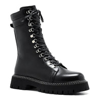 Funki Buys | Boots | Men's Cargo Boots | Platform High Top Biker Boots