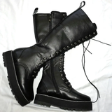 Funki Buys | Boots | Women's Men's Knee High Lace Up Boots