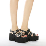 Funki Buys | Shoes | Women's Chunky Platform Sandals | Gladiator Shoes
