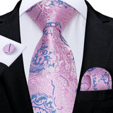 Funki Buys | Neckties | Men's 3Pcs Paisley Wedding Tie Sets