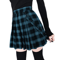 Funki Buys | Skirts | Women's Gothic Suspender Mini Skirt | Plaid
