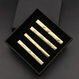 Funki Buys | Necktie Clips | Men's Stylish 4 Pcs Tie Clip Gift Box