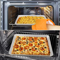 Funki Buys | Pizza Pans | Perforated Square Pizza Trays | Baking Pans