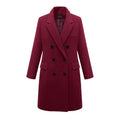 Funki Buys | Jackets | Women's Long Slim Wool Blend Coat