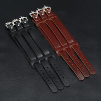 Funki Buys | Bracelets | Men's Genuine Leather 3 Tier Punk Wrist Band