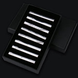 Funki Buys | Necktie Clips | Men's 8 Pcs Metal Tie Clip Gift Sets