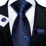 Funki Buys | Neckties | Men's 3Pcs Paisley Wedding Tie Sets