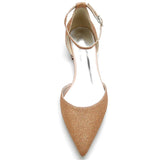 Funki Buys | Shoes | Women's Glitter Wedding Flats | Pointy Toe