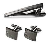 Funki Buys | Cufflinks | Men's Crystal Cufflinks Tie Clip Set