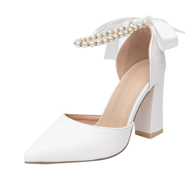 Funki Buys | Shoes | Women's Luxury Pearl Rhinestone Wedding Shoes
