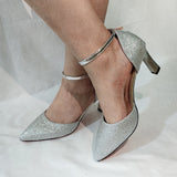 Funki Buys | Shoes | Women's Sparkly Wedding Shoes | Gold Silver Heels