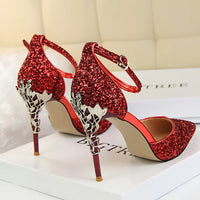 Funki Buys | Shoes | Women's Elegant Party Glitter Sandals | Stilettos