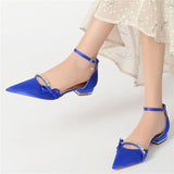 Funki Buys | Shoes | Women's Satin Rhinestones Wedding Flats