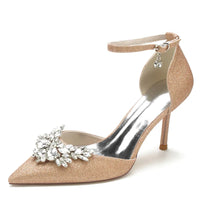 Funki Buys | Shoes | Women's Sequin Glitter Bridal Prom Stiletto