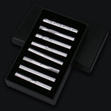 Funki Buys | Necktie Clips | Men's 8 Pcs Metal Tie Clip Gift Sets