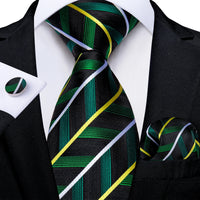 Funki Buys | Neckties | Men's Premium Fashion Silk 3Pcs Tie Set