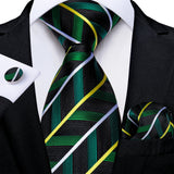 Funki Buys | Neckties | Men's Premium Fashion Silk 3Pcs Tie Set