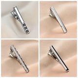 Funki Buys | Necktie Clips | Men's 8 Pcs Short Tie Clips Gift Set