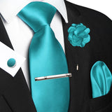 Funki Buys | Neckties | Men's Luxury 5 Pcs Ridged Silk Tie Set