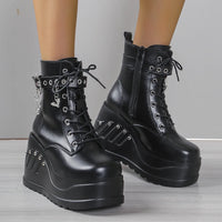 Funki Buys | Boots | Women's Punk Chunky Platform Creepers