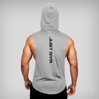 Funki Buys | Activewear | Men's Muscle Fitness Hoodie | Gym Tank Top