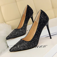 Funki Buys | Shoes | Women's High Heel Glitter Prom Pumps