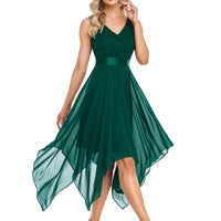 Funki Buys | Dresses | Women's Elegant Chiffon Midi Party Dresses