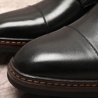Funki Buys | Boots | Men's Oxford Genuine Leather Dress Boots