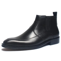 Funki Buys | Boots | Men's Formal Chelsea Ankle Boot | Genuine Leather